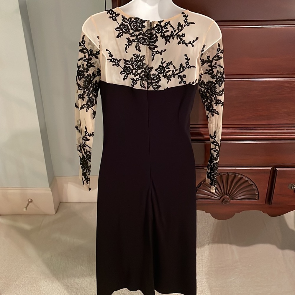 David Meister cocktail dress sz 6 - Picture 4 of 6